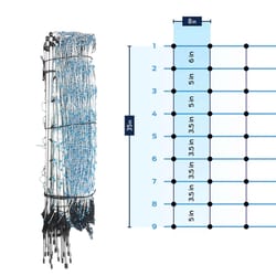Starkline Premium 35 in. H X 164 ft. L Metal/Polyethylene Electric Fence Blue