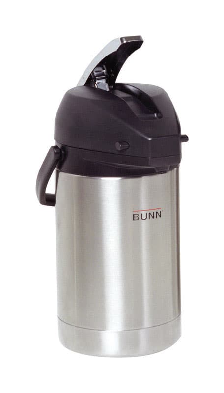 BUNN Black/Silver Stainless Steel Airpot Sansujyuku sansujyuku.com