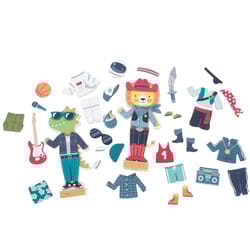 Stephen Joseph Magnetic Dress Up Doll Multicolored 40 pc