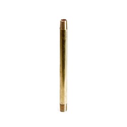 ATC 1/8 in. MPT X 1/8 in. D MPT Yellow Brass Nipple 5 in. L