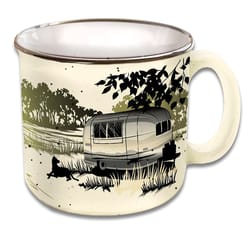 Camp Casual The Mug 15 oz Multicolored Ceramic Vintage RV Paws and Relax Mug 1 pc