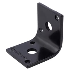 Hampton 1.5 in. H X 1.65 in. W X 1/8 in. D Black Steel Inside/Outside Brace