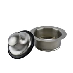 Ace Garbage Disposal Sink Flange Brushed Nickel Stainless Steel 3-1/2 in.