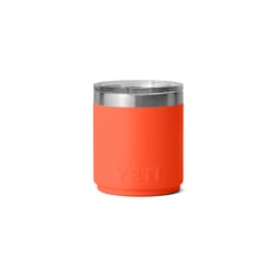 YETI Rambler 10 oz Papaya BPA Free Lowball 2.0 Tumbler with MagSlider Lid
