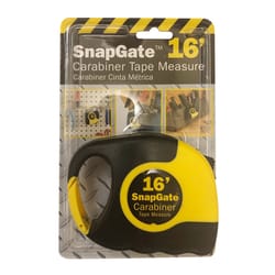 SnapGate 16 ft. L X 1 in. W Carabiner Tape Measure 1 pk