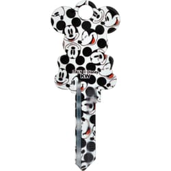 Hillman Disney Mickey Mouse House/Padlock Universal Key Blank Double