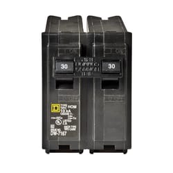 Square D HomeLine 30 amps Surge 2-Pole Circuit Breaker