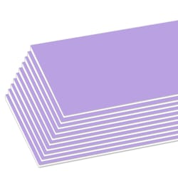 Bazic Products 20 in. W X 30 in. L Lavender Foam Board