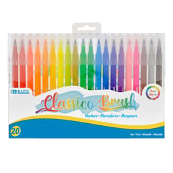 Bazic Products Assorted Brush Markers 20 pk