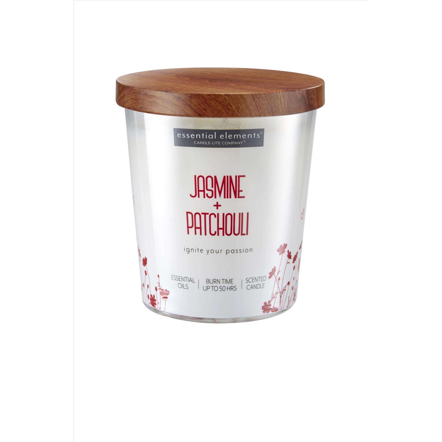 Candle Lite Essential Elements White Jasmine/Patchouli Scent Tumbler