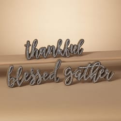 Gerson 11 in. Tabletop Sign Fall Decor