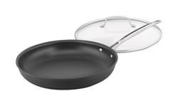 Cuisinart Chef's Classic Skillet w/Lid 12 in. Black