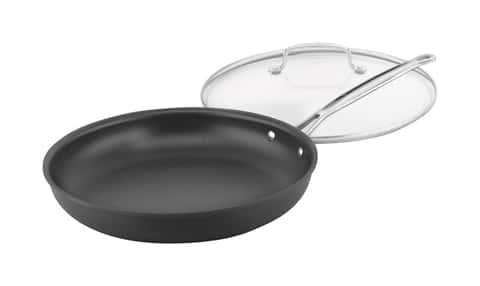 Cuisinart Oval Pot Holder/Oven Mitt w/ Pocket- Black (Pack of 2) 