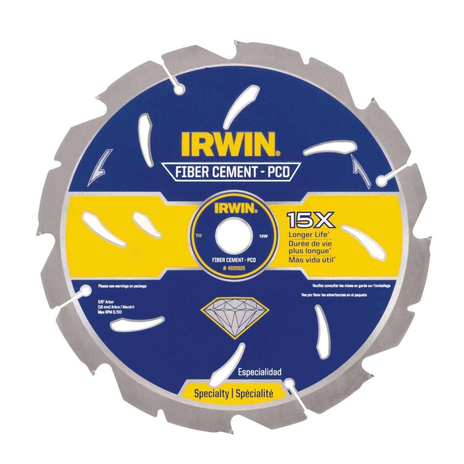 Irwin Marathon 71/4 in. D X 5/8 in. Steel Circular Saw Blade 4 teeth 1 pk Ace Hardware