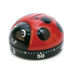 KIKKERLAND Ladybug Mechanical Plastic Kitchen Timer