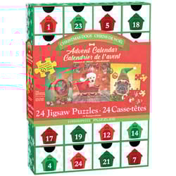 Eurographics Christmas Dogs Advent Calendar Jigsaw Puzzles Multicolored 1200 pc