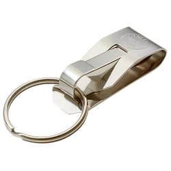 Lucky Line Secure-A-Key Nickel-Plated Steel Silver Split Key Ring