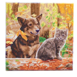 Crystal Art Craft Buddy Framed Canvas Kit Multicolored