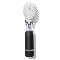 OXO Good Grips 1 in. W Medium Bristle Plastic/Rubber Handle Soap Dispenser Dish Brush