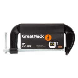 GreatNeck 8 in. X 3-1/2 in. D C-Clamp 1 pc