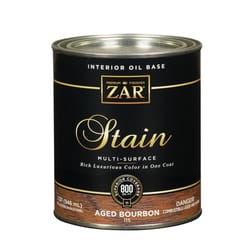 ZAR Semi-Transparent Aged Bourbon Oil-Based Polyurethane Wood Stain 1 qt