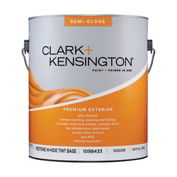 Clark+Kensington Semi-Gloss Tint Base Mid-Tone Base Exterior Paint and Primer Exterior 1 gal