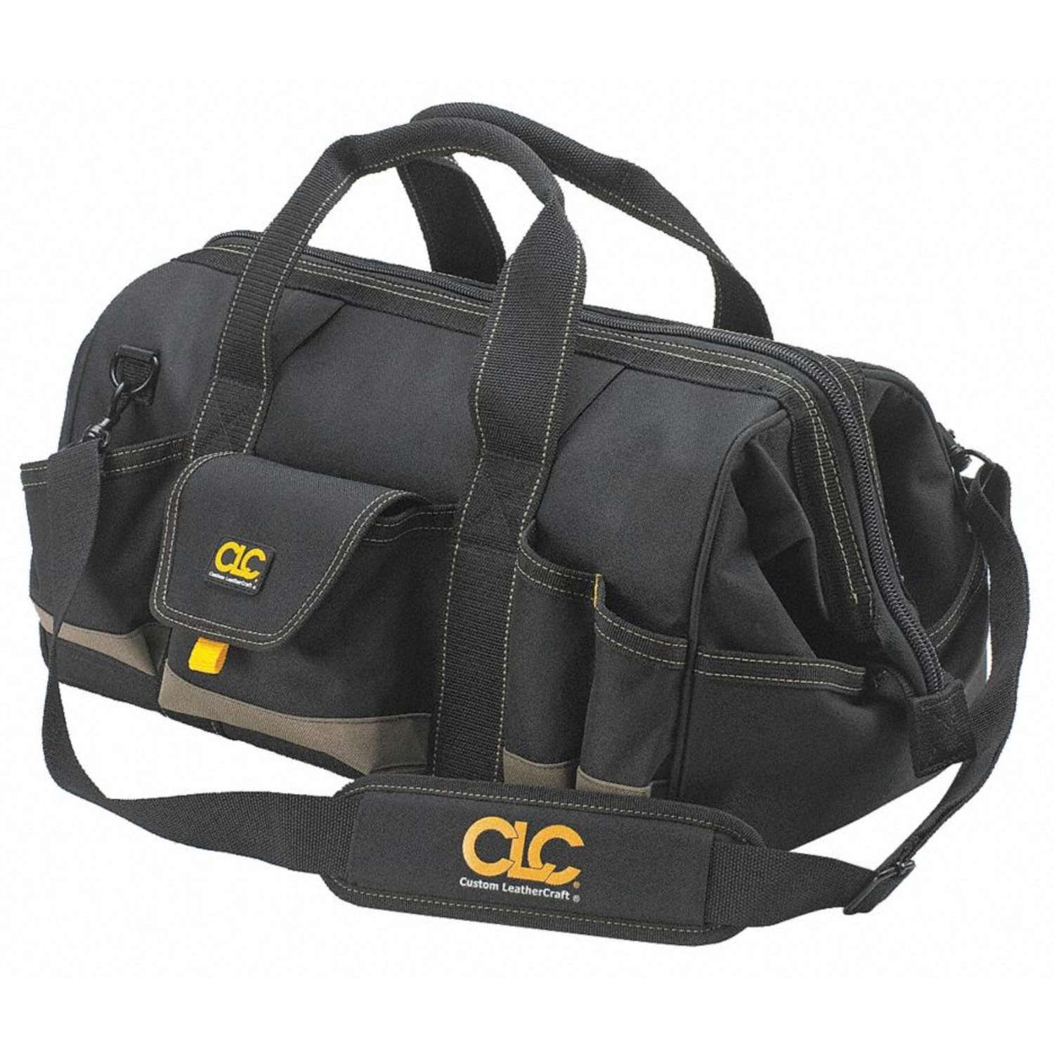 CLC Custom LeatherCraft 1148 18 Pocket Drawstring Bucket Bag Tool Carrier Holder 
