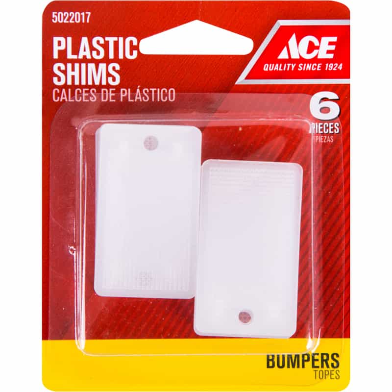 Ace 1.1 in. W Plastic Shim 6 pk Ace Hardware