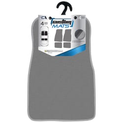 Custom Accessories Gray Carpet Auto Floor Mats 4 pk