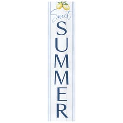 P Graham Dunn Multicolored Wood 47 in. H X 10.5 in. L X 0.75 in. W Sweet Summer Porch Sign
