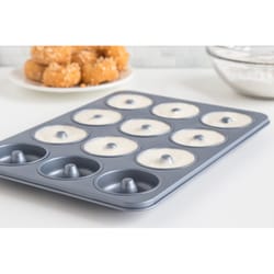 Fox Run 7.75 in. W X 10.25 in. L Donut Pan Gray