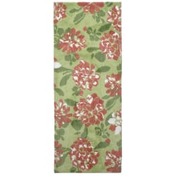 Simple Spaces 21 in. W X 54 in. L Multi-Color Floral Polyester Accent Rug