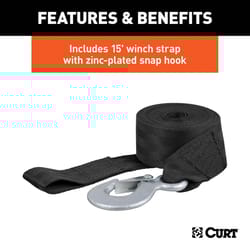 CURT 900 lb Hand Winch