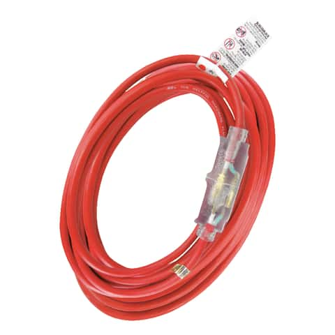 Ace Outdoor 50 ft. L Red Extension Cord 12/3 SJTOW