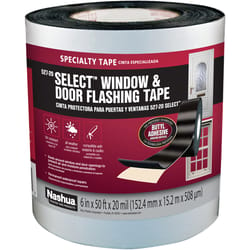 Nashua 6 in. W X 50 L Polyethylene Door Flashing Tape Black