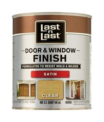 Last n Last Satin Clear Door & Window Finish 1 qt