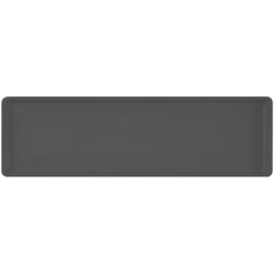 Novelty 1 in. H X 24 in. W X 7 in. D Plastic Countryside Flowerbox Tray Flower Box Tray Black