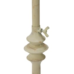 30.25 in. H X 6.75 in. W X 6.75 in. L Cream Adjustable Wreath Stand