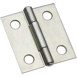 National Hardware 1-1/2 in. L Zinc-Plated Door Hinge 2 pk