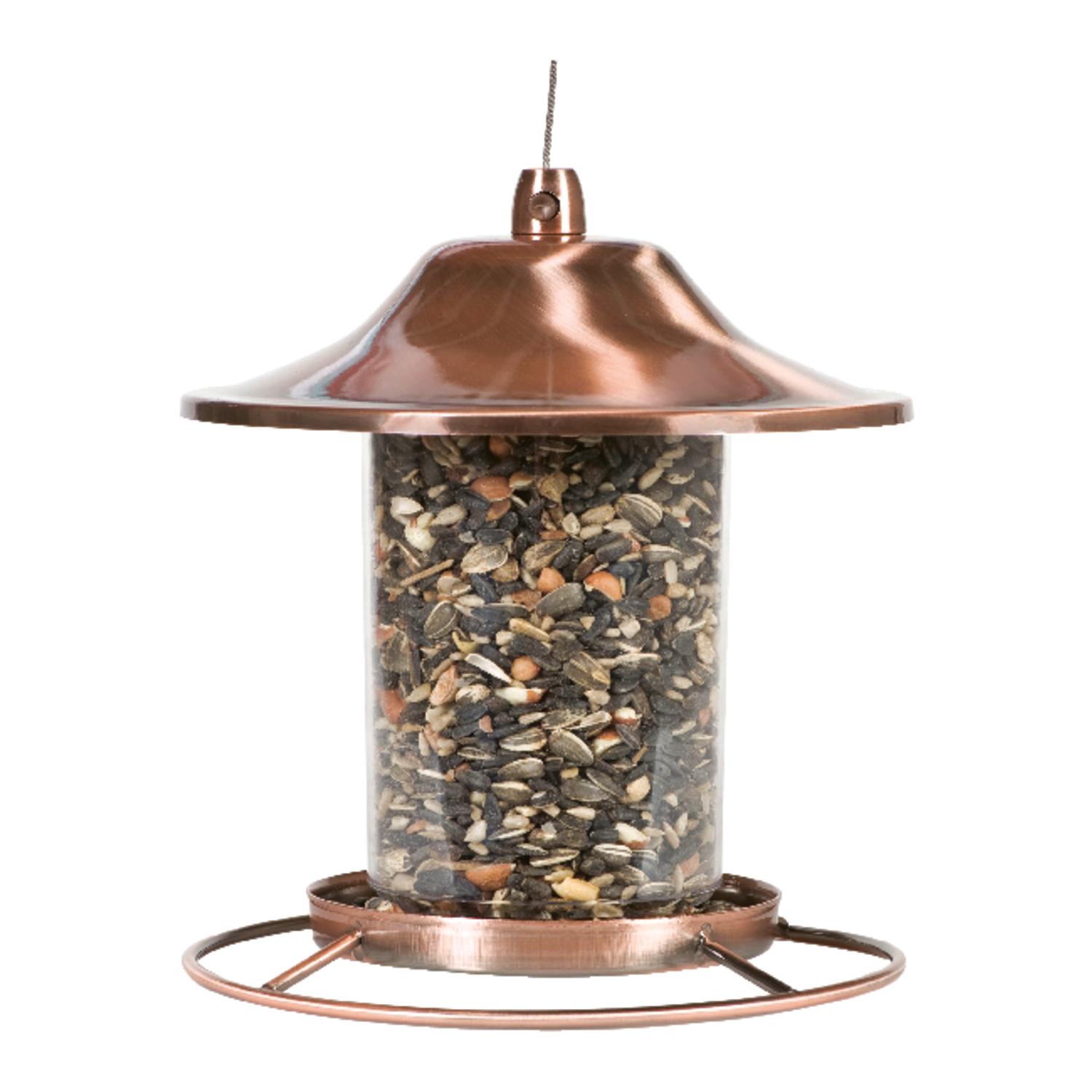 garden treasures steel bird feeder accessory