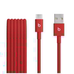 Beats USB-A to USB-C Cable 5 ft. Red