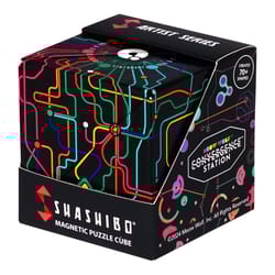 Shashibo Meow Wolf Q Dot Map Magnetic Puzzle Cube Multicolored 12 pc