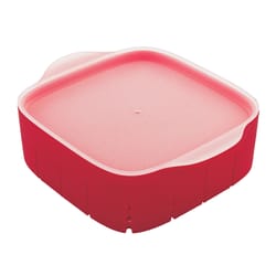 Tovolo Prep N Rinse Cayenne Plastic Berry Colander