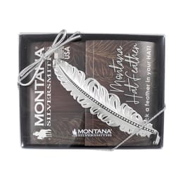Montana Silversmiths Engraved Hat Feather 1 pk