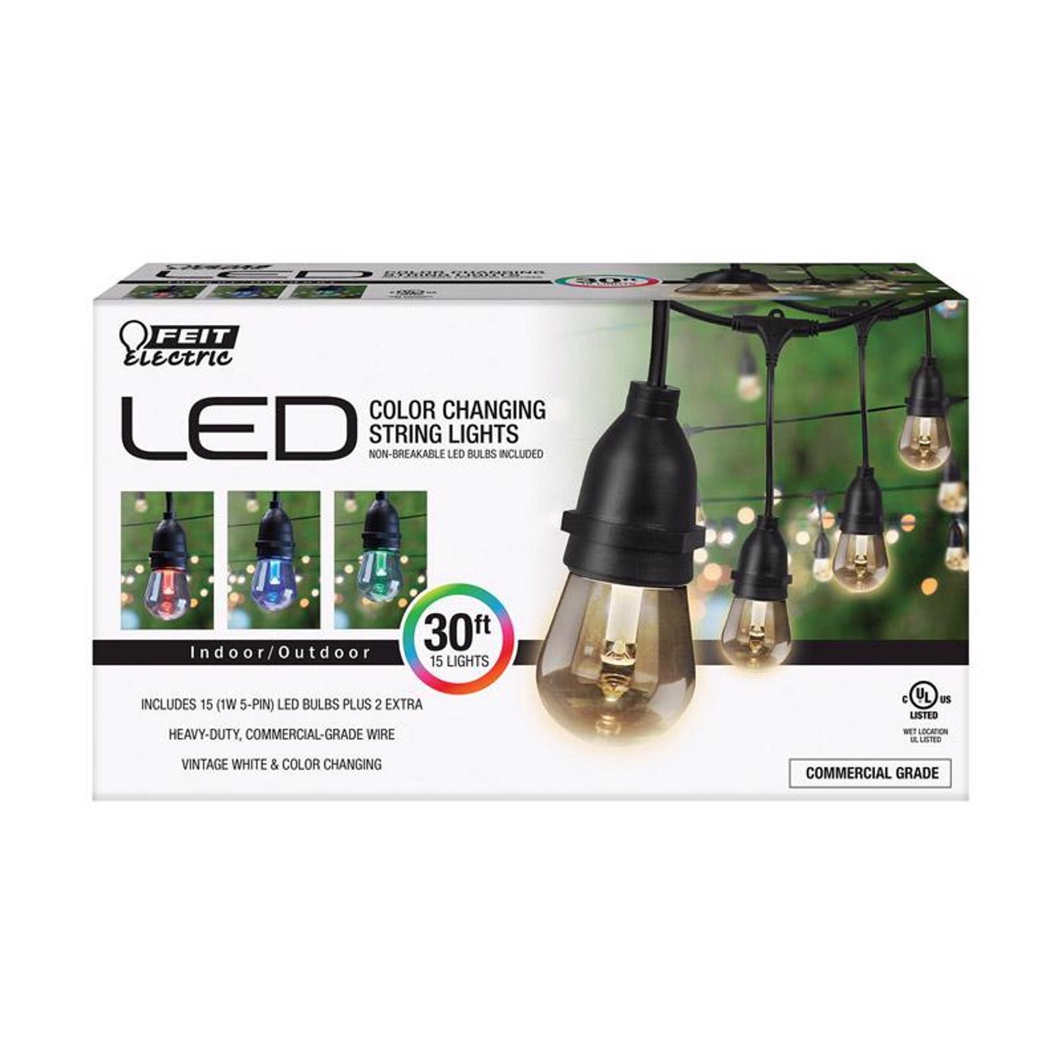 Feit Decorative Color Changing String Light Set 30 ft. Ace Hardware