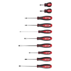 Milwaukee 3 to 8 in. L Phillips/Slotted Screwdriver Set 10 pc