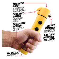 Blazing LEDz 1 pc Multi Functional Emergency Flashlight