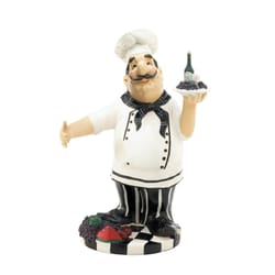 Accent Plus On Duty Chef Polyresin Wine Bottle Holder