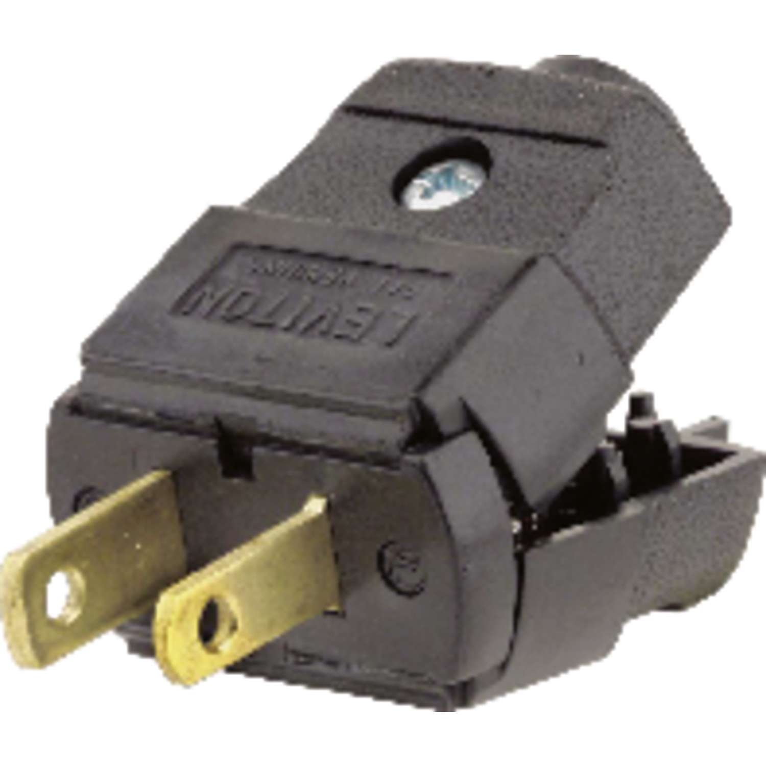 Leviton Residential Thermoplastic Straight Blade Polarized Plug 115P