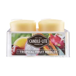 Candle-Lite Yellow Tropical Fruit Scent Votive Candles